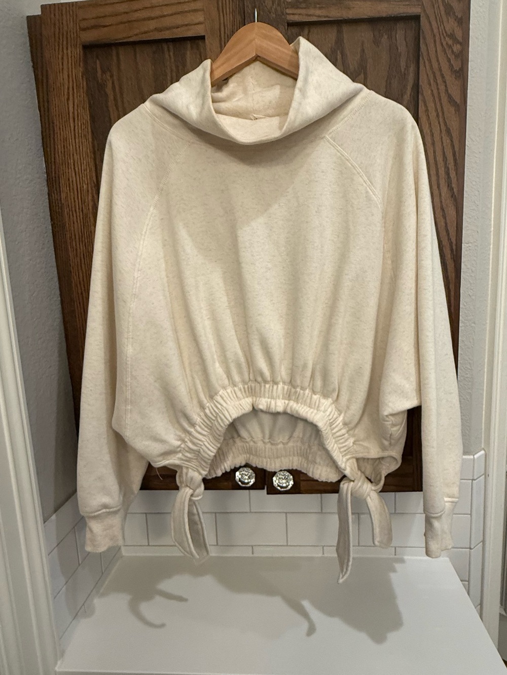 Daily Practice by Anthropologie Long-Sleeve Funnel Neck Sweatshirt - Picture 4 of 7